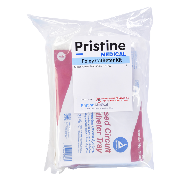 Pristine Medical Standardized Closed Circuit Foley Catheter Kit