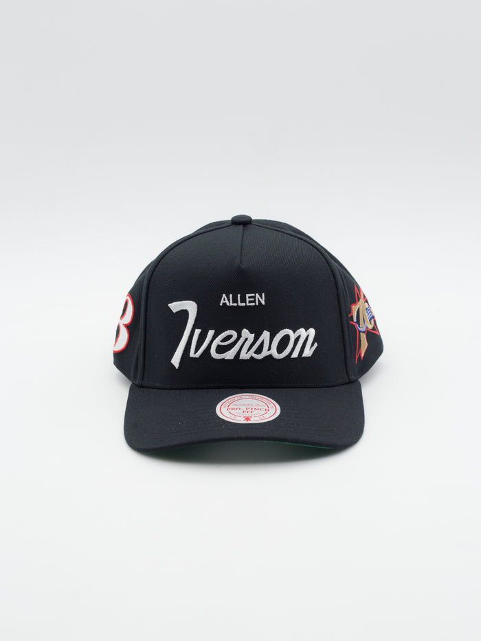 Pro Pinch Player Script HWC "Allen Iverson" Philadelphia 76ers Snapback