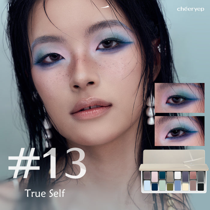 QianYan 16-Color Fog Garden Matte Eyeshadow Palette T4240