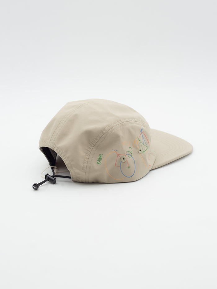 Rawal Artist Series by Joren Joshua Packable Trail 5 Panel Hat Angora
