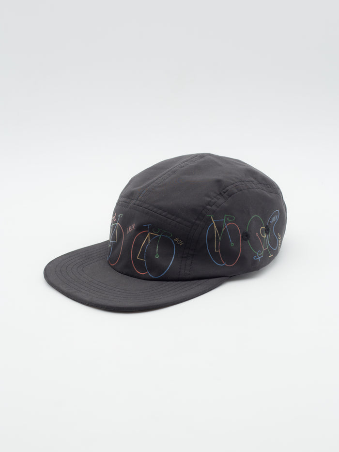 Rawal Artist Series by Joren Joshua Packable Trail 5 Panel Hat Black