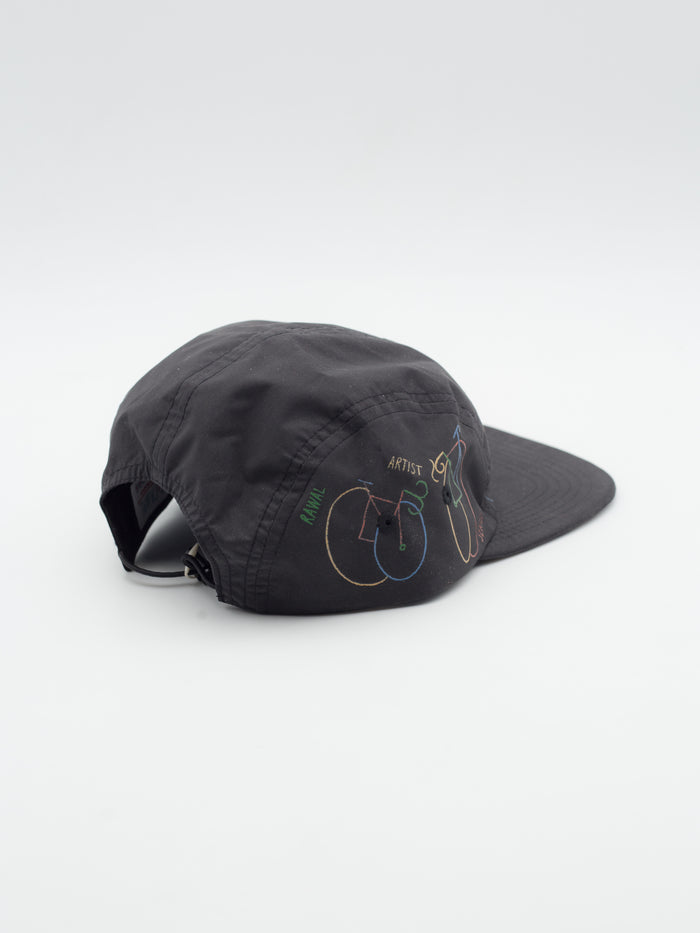 Rawal Artist Series by Joren Joshua Packable Trail 5 Panel Hat Black