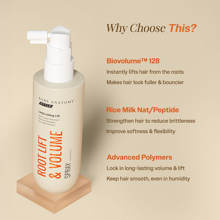 Root Lift & Volume Spray With Rice Milk Peptides and Advanced Polymers - 135 ml