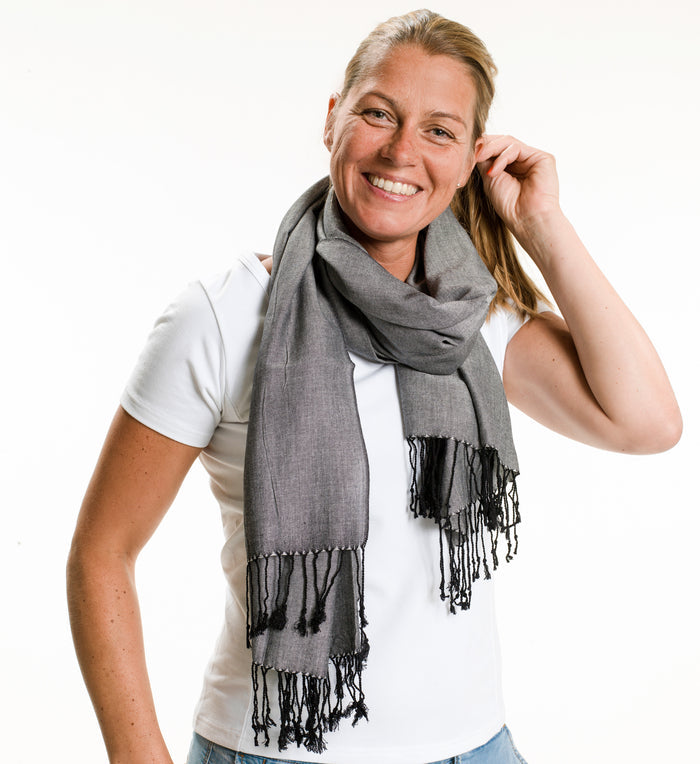 Back on Track Seasonal Scarf – soft, stylish, and supportive for year-round comfort and warmth