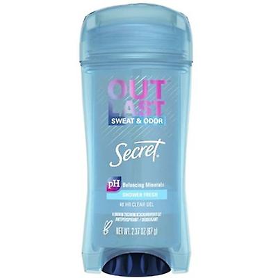 SECRET Out Last Sweat & Odor PH Balancing Minerals Shower Fresh 48 HR Clear Gel