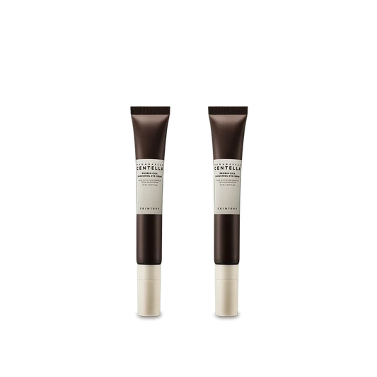 SKIN1004 Madagascar Centella Probio-Cica Bakuchiol Eye Cream Twin Pack (20ml*2) مجموعة كريم العين المضاد للتجاعيد