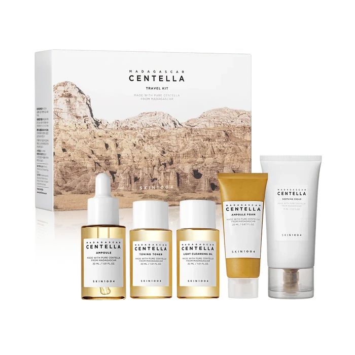 SKIN1004 Madagascar Centella Travel Kit مجموعة العناية بالبشرة