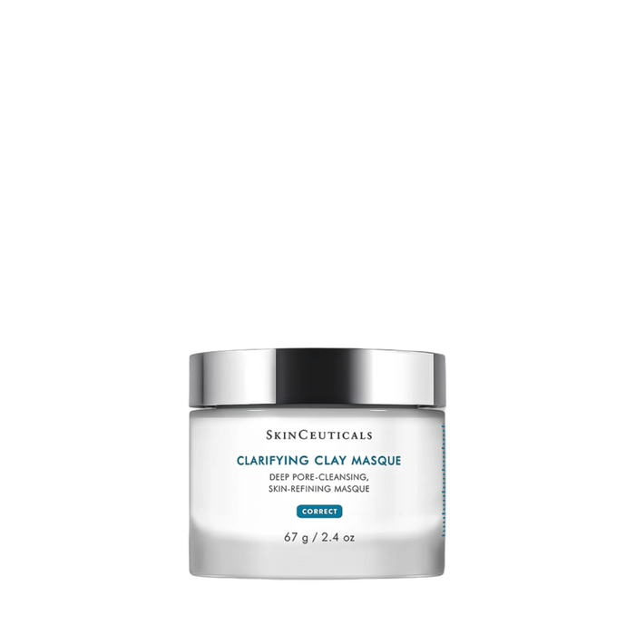 SkinCeuticals Clarifying Clay Masque jar, deep pore-cleansing skin-refining mask, 67 g