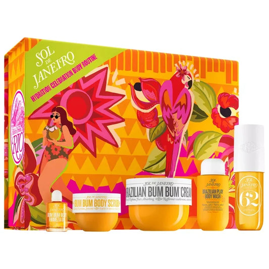 SOL DE JANEIRO Hydration Celebration Body Routine بكج متكامل للعناية بالجسم من سول دي جانيرو