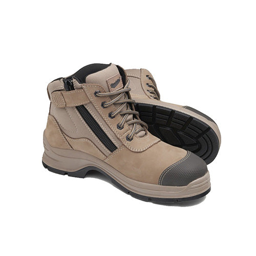 Stone Nubuck Lightweight Zip Side/ Lace Up | 325