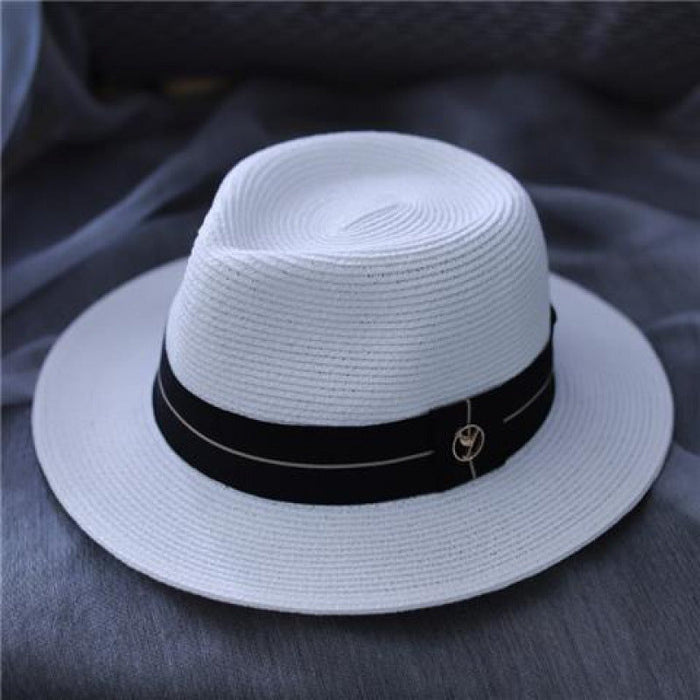 Sun-Proof Beach Straw Men's Top Hat