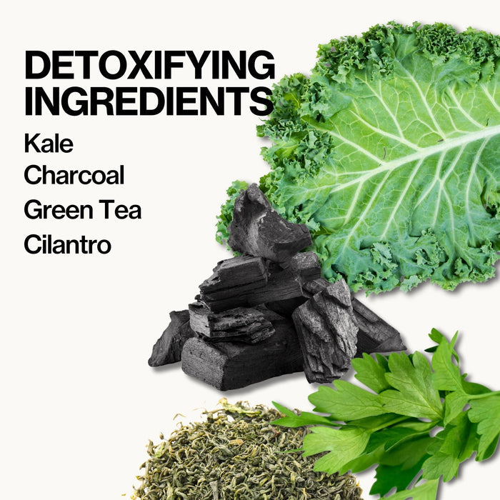Super Green Detox Kale & Charcoal Detox Facial Mask - Pacifica