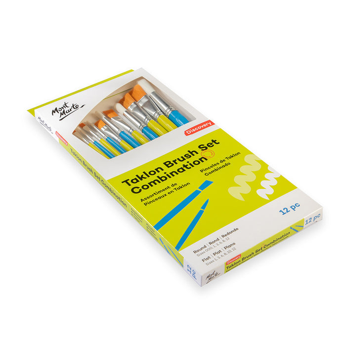 Taklon Brush Set Combination Discovery 12pc