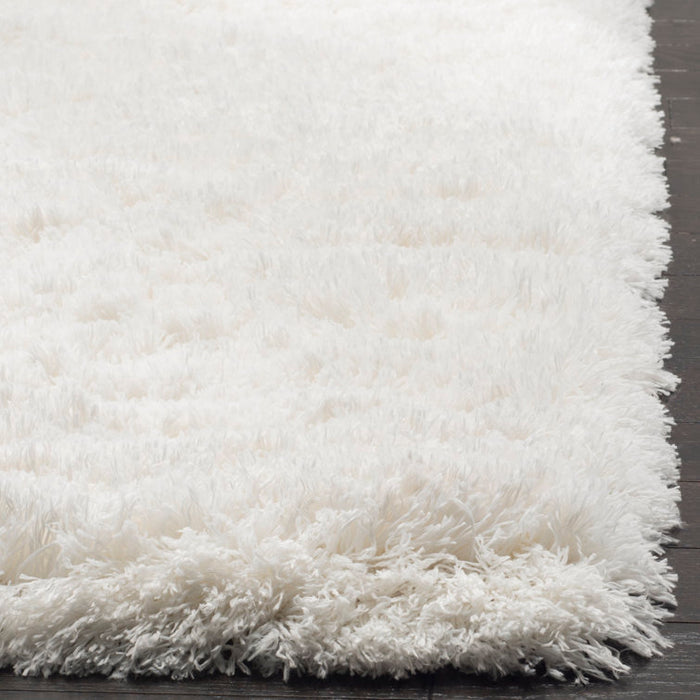 Tapis blanc Hermina White Area Rug 4x6