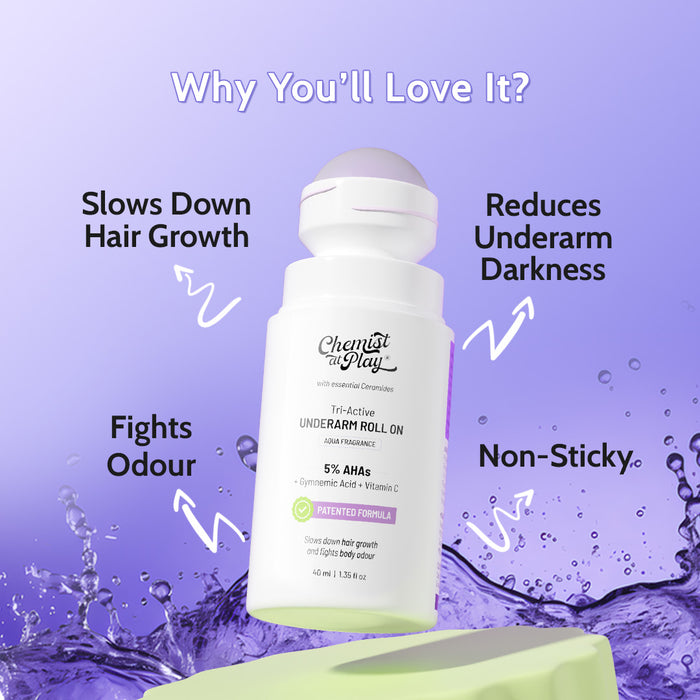 The Daily Care Duo | Exfoliating Body Wash - 236ml & Tri-Active Underarm Roll On - 40ml