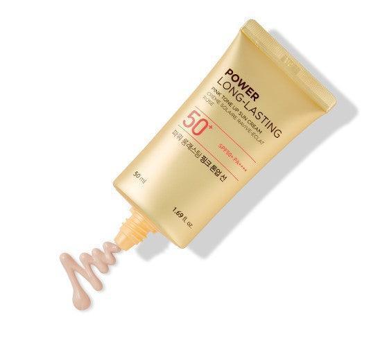 [THE FACE SHOP] Power Long-Lasting Pink Tone Up Sun Cream SPF 50+ PA++++ 50ml - Ballagrio