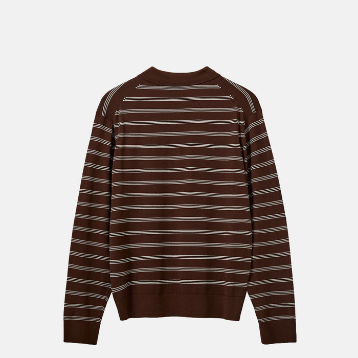 The Garment MADISON POLO, Espresso/Ecru