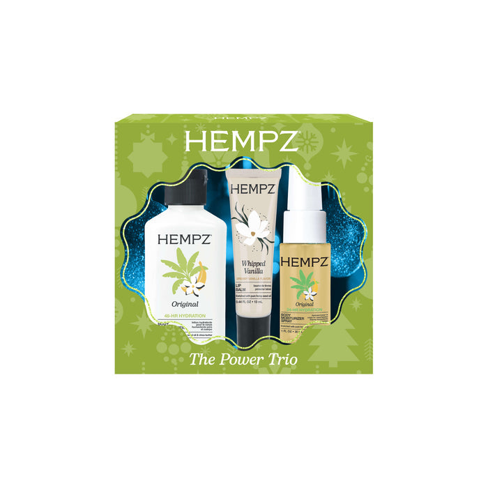 The Power Trio Mini Lotion, Lip Balm & Moisturizing Spray Gift Set
