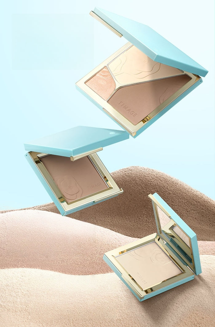 TIMAGE Matte & Pearlescent Highlighter Contour Palette (4.0) T4817