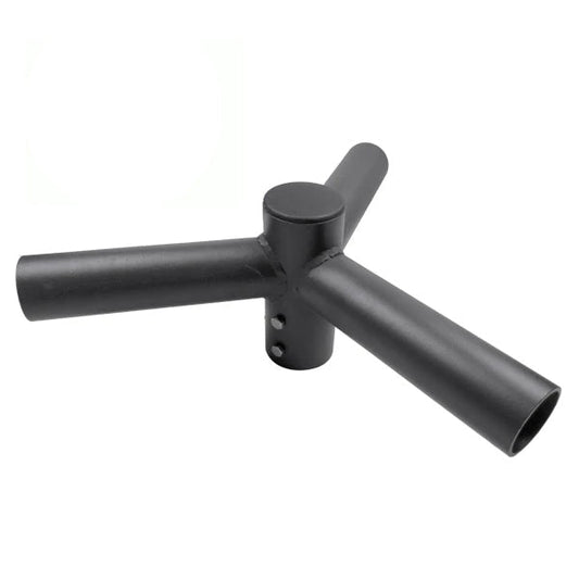 Triple tête de mât perpendiculaire - Insertion mât diamètre 80mm / Support 60mm