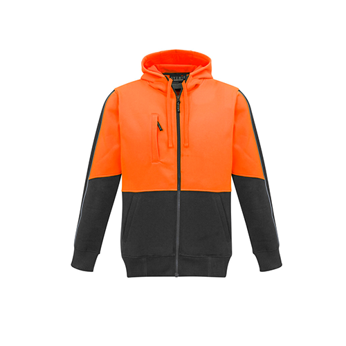 Unisex Hi Vis Full Zip Hoodie | ZT485