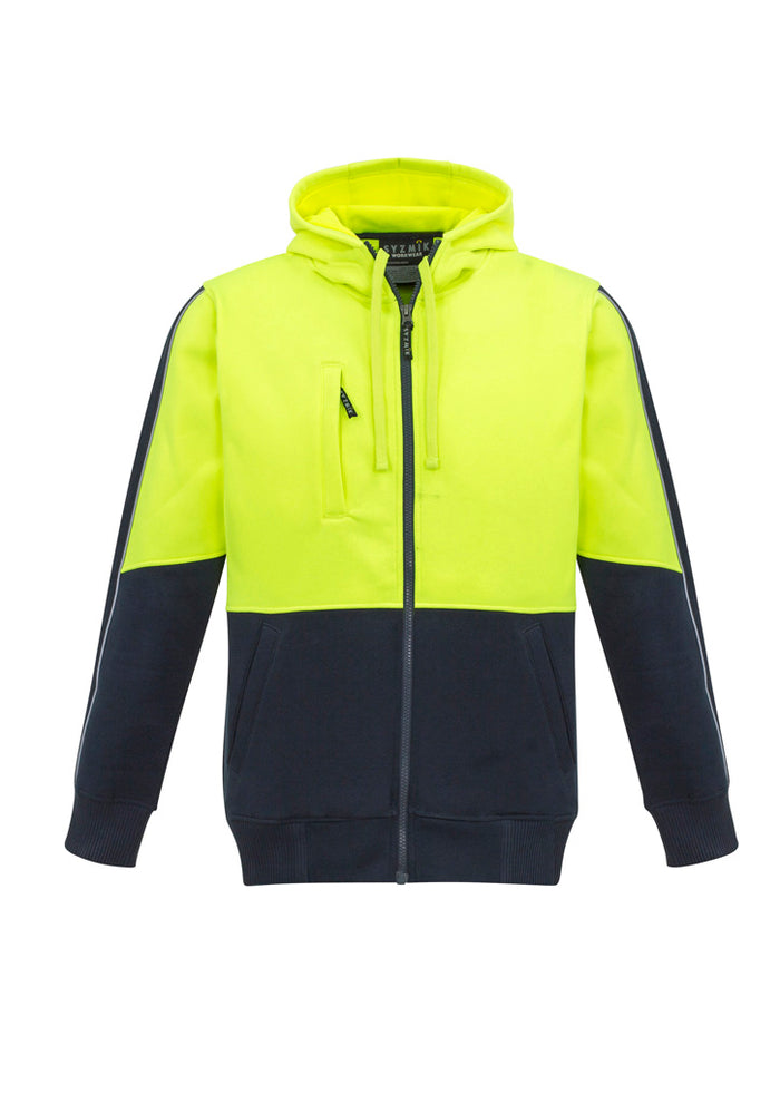 Unisex Hi Vis Full Zip Hoodie | ZT485