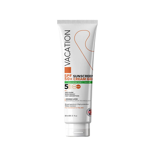 [ofp0602] Vacation Sunscreen Gel Hyaluronic 60 Ml 1+1