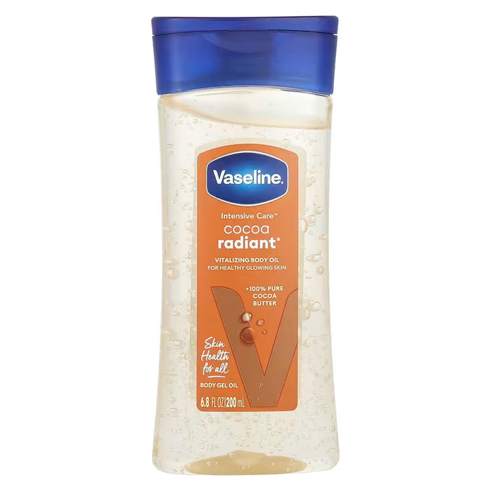 Vaseline Cocoa Radiant Body Oil With 100% Pure Cocoa Butter 200 Ml