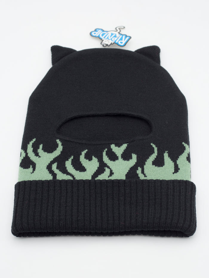 Volt Kitty Ears Balaclava Black