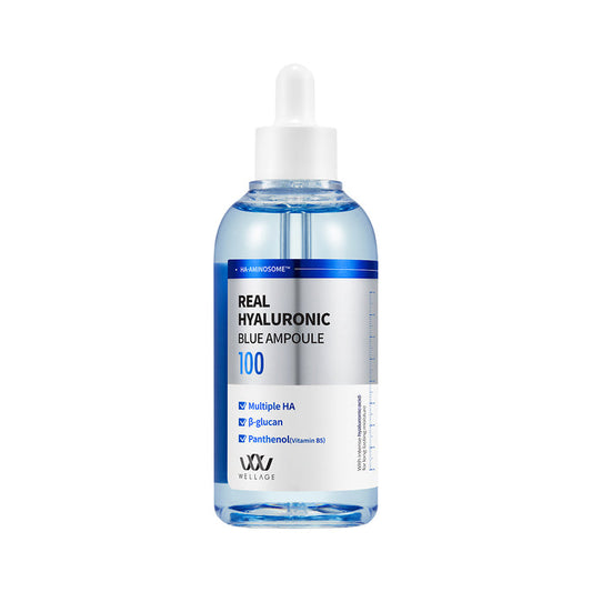 Wellage Real Hyaluronic Blue Ampoule | GlamTouch UK